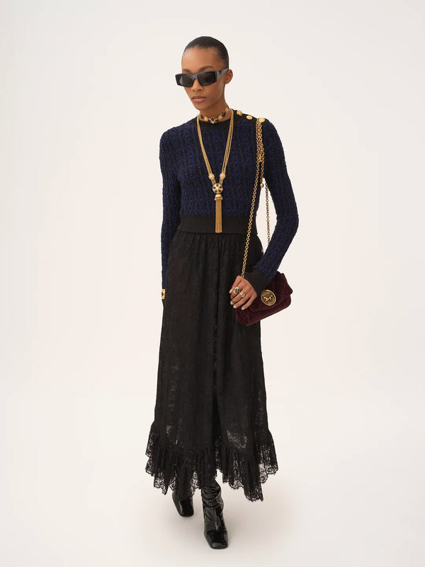 Textured Cropped Knit