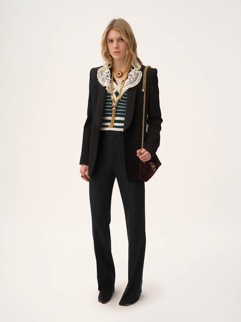 D-Ring Detailed Tailored Pants