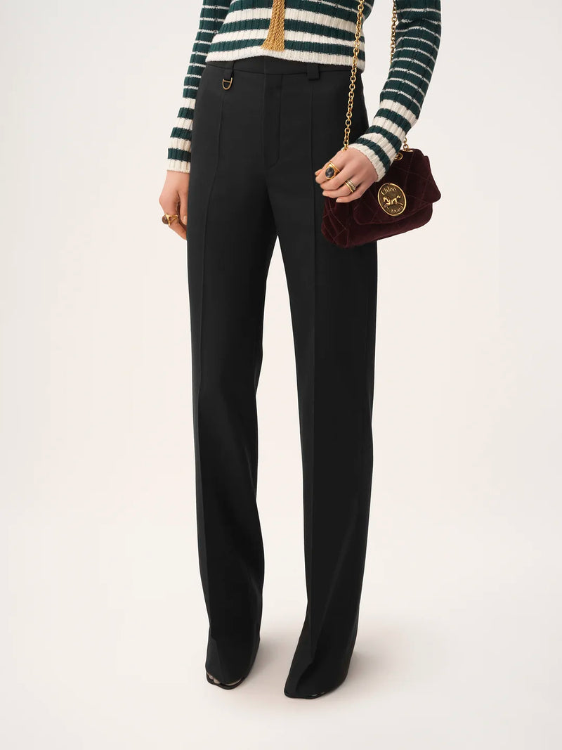 D-Ring Detailed Tailored Pants