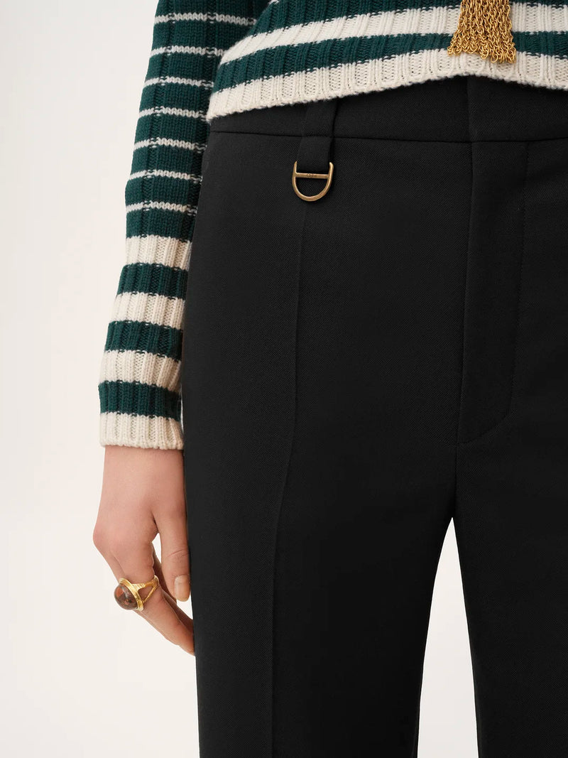 D-Ring Detailed Tailored Pants