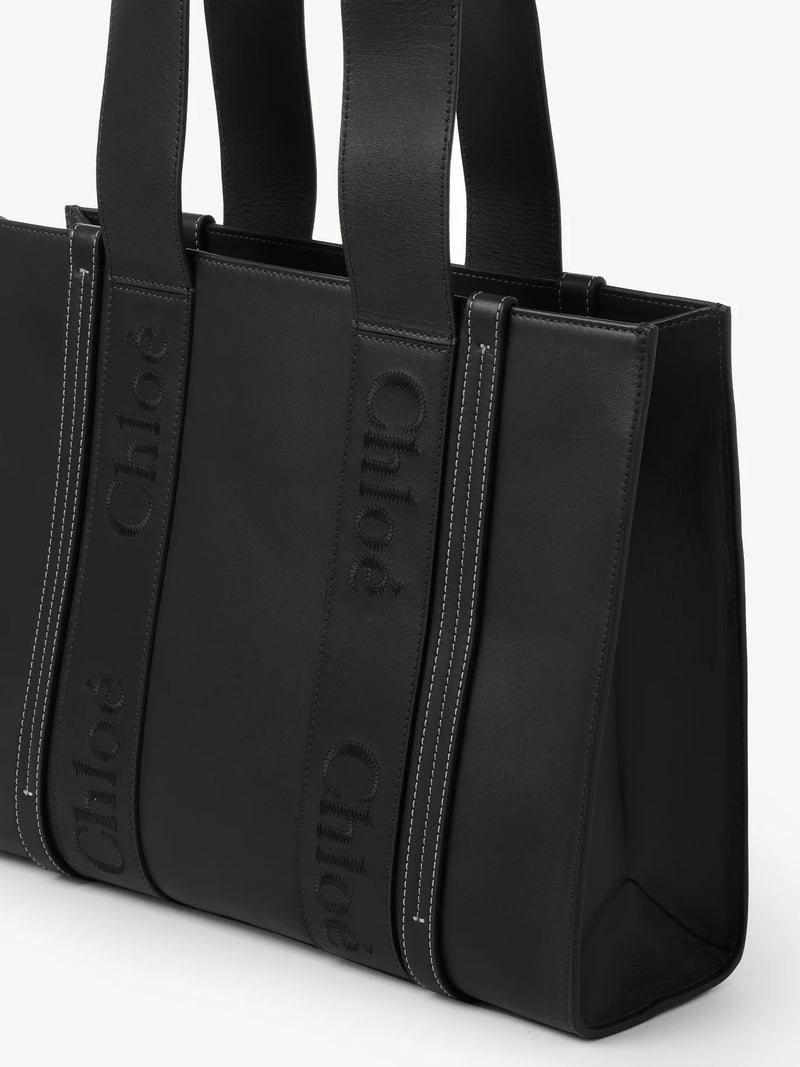 Woody Soft Leather Tote