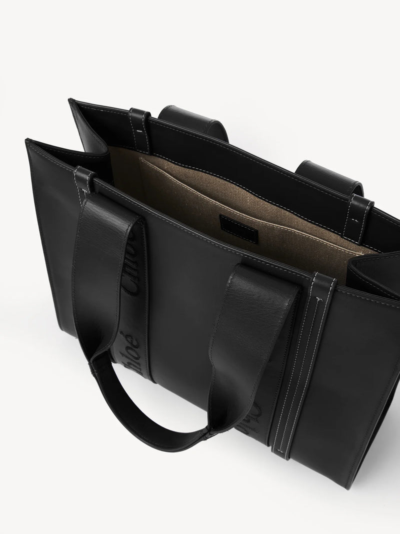 Woody Soft Leather Tote