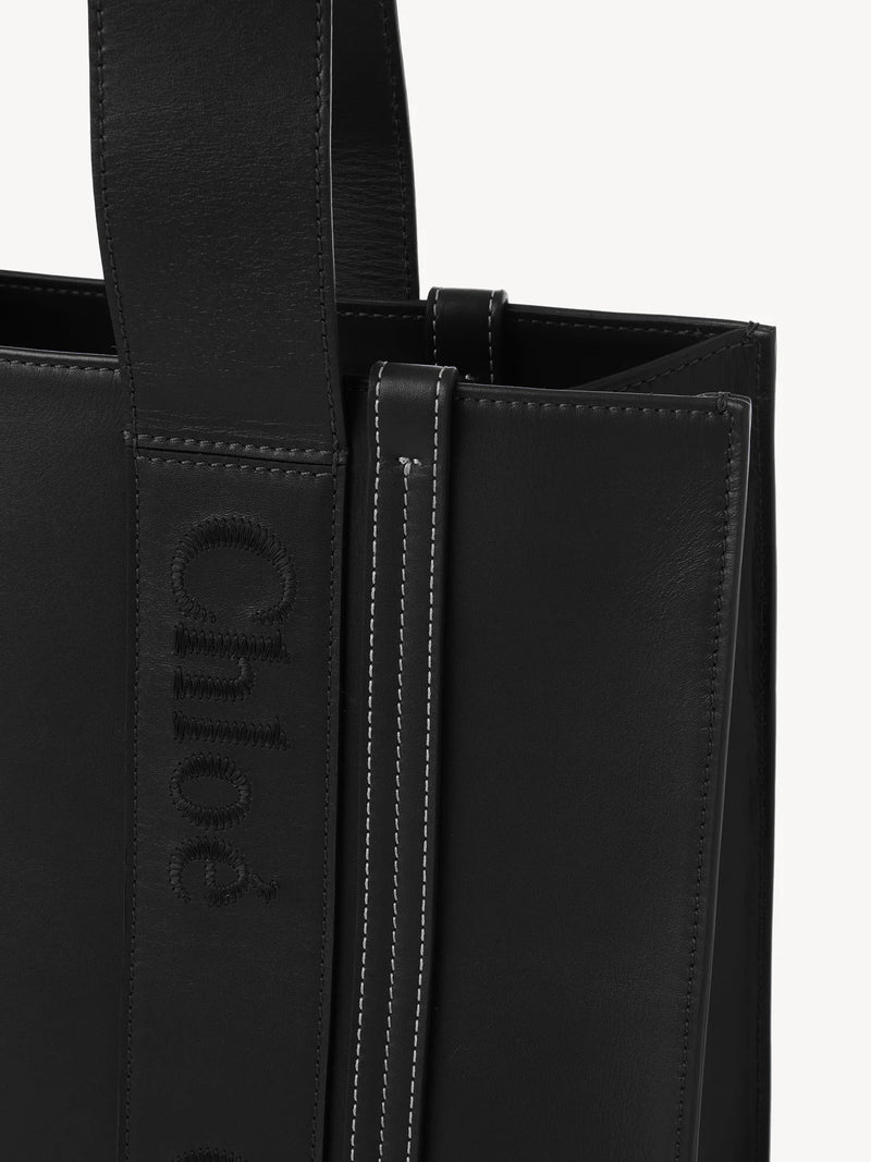Woody Soft Leather Tote