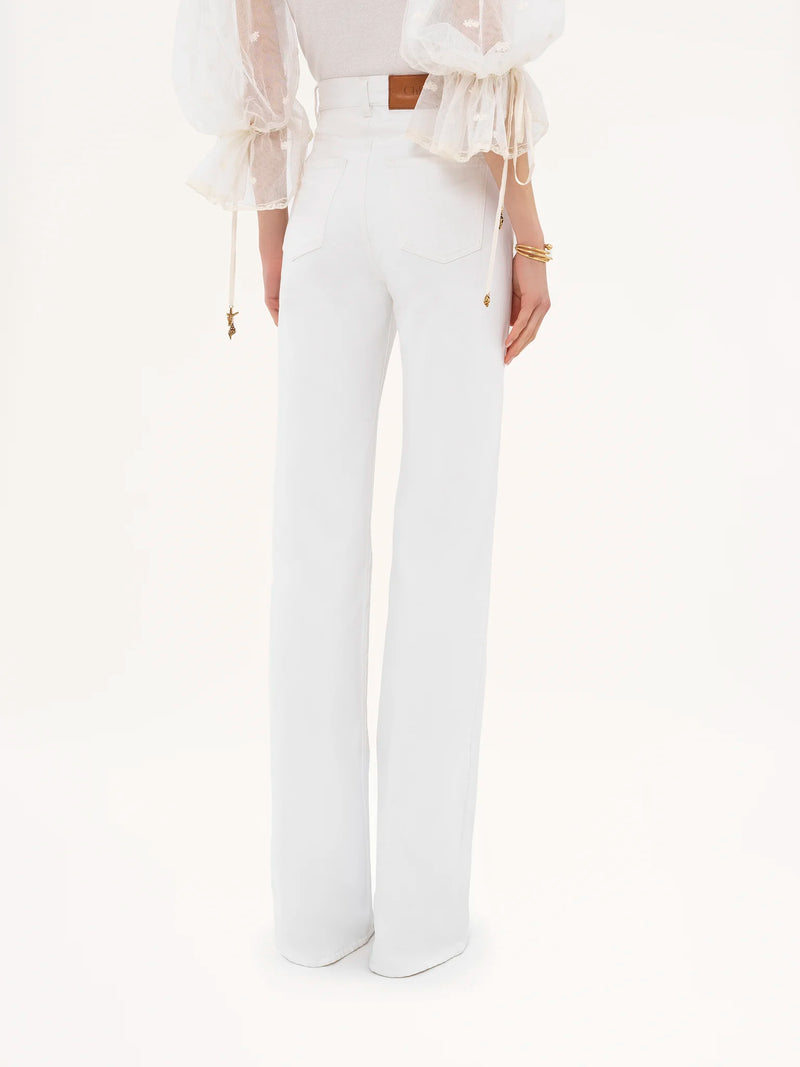 High-rise flare jeans