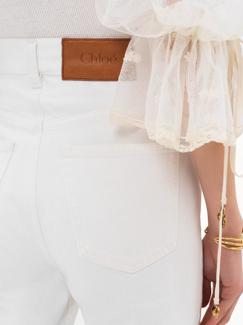 High-rise flare jeans