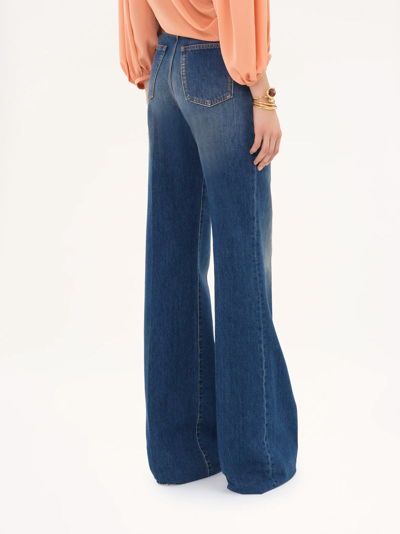 High-rise flare jeans