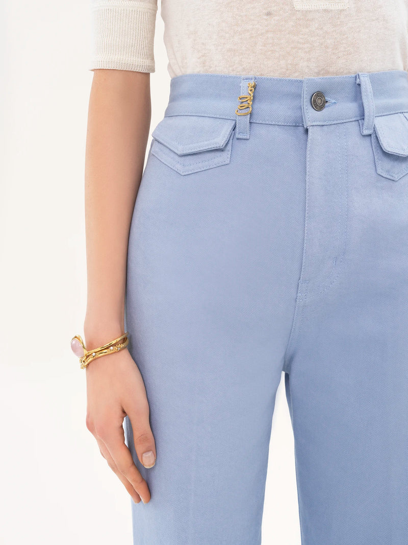 High-rise flare jeans