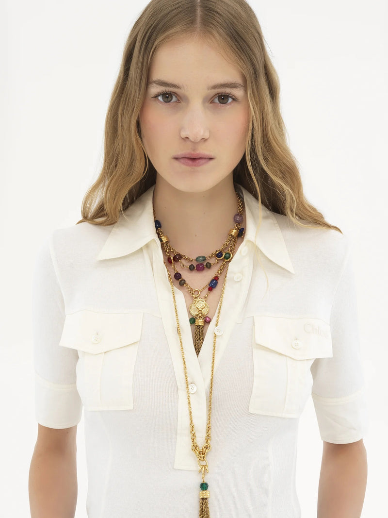 Short Sleeve Utilitarian Cotton Shirt