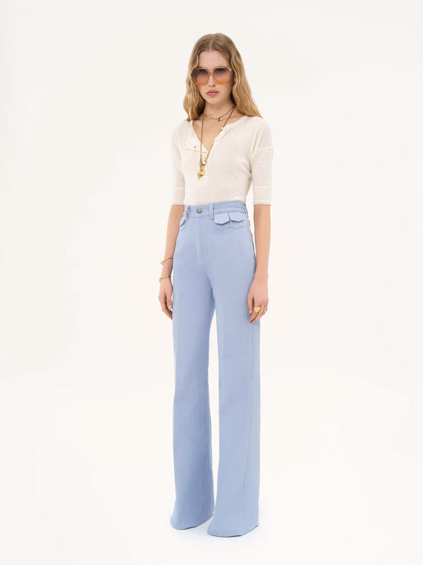 High-rise flare jeans