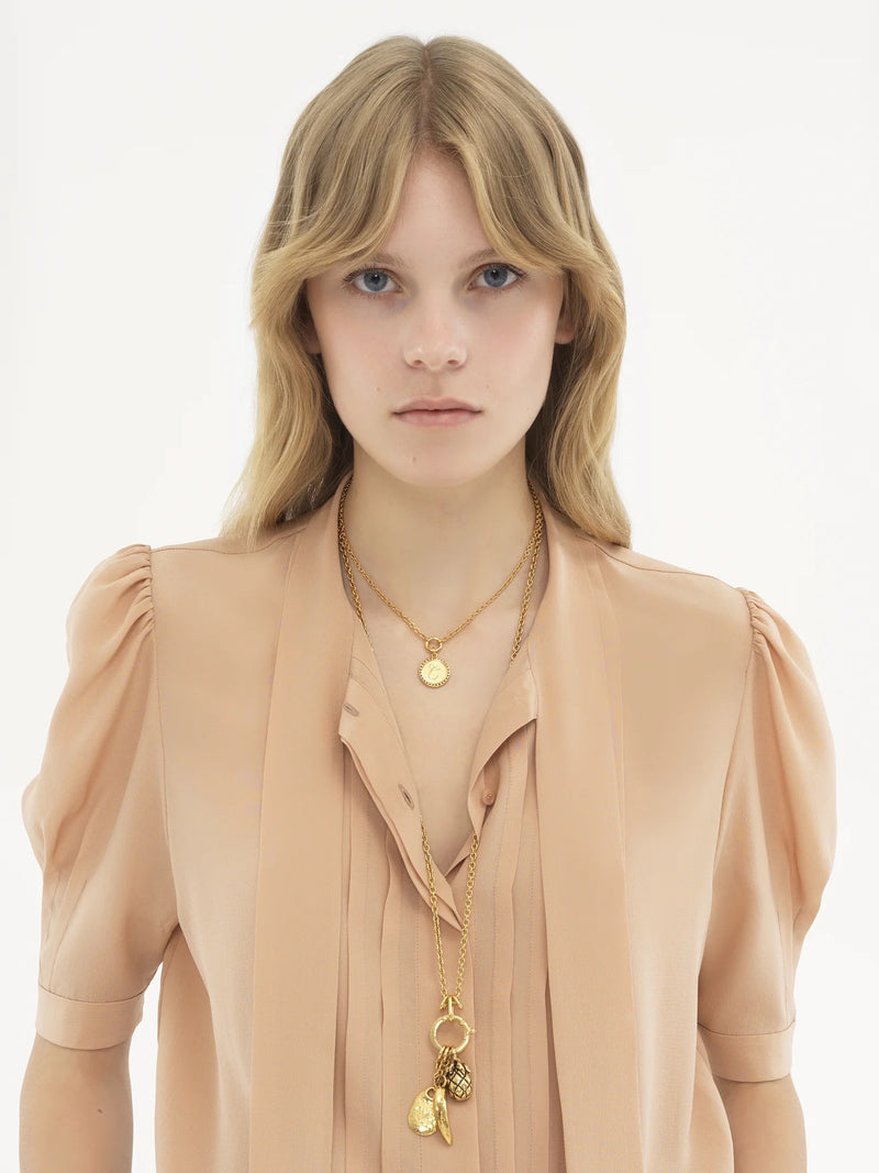 Crêpe de Chine Lavallière Blouse