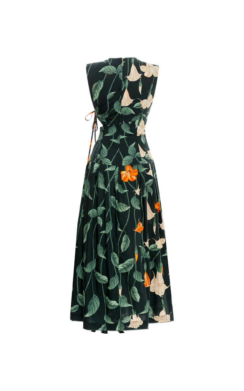 Otono Cotton Poplin Midi Dress