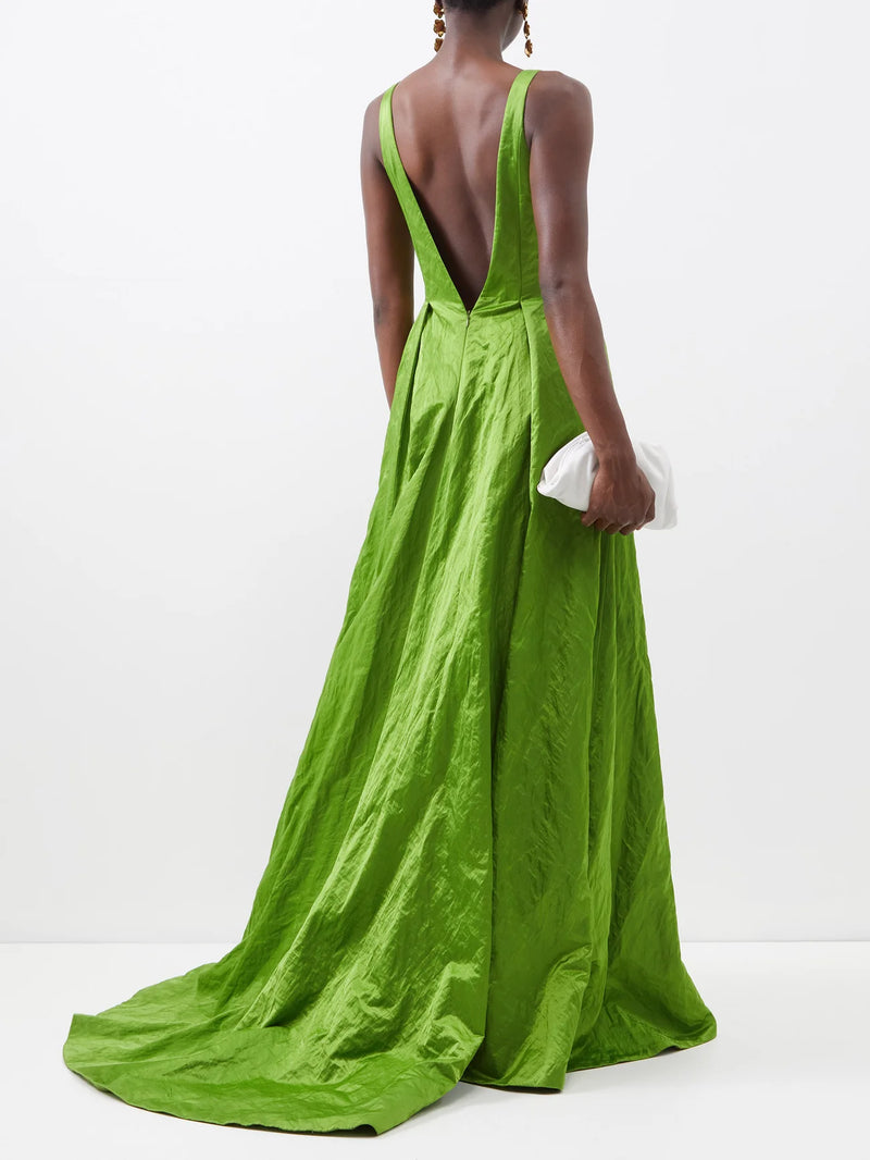 Valerie Textured Satin Gown