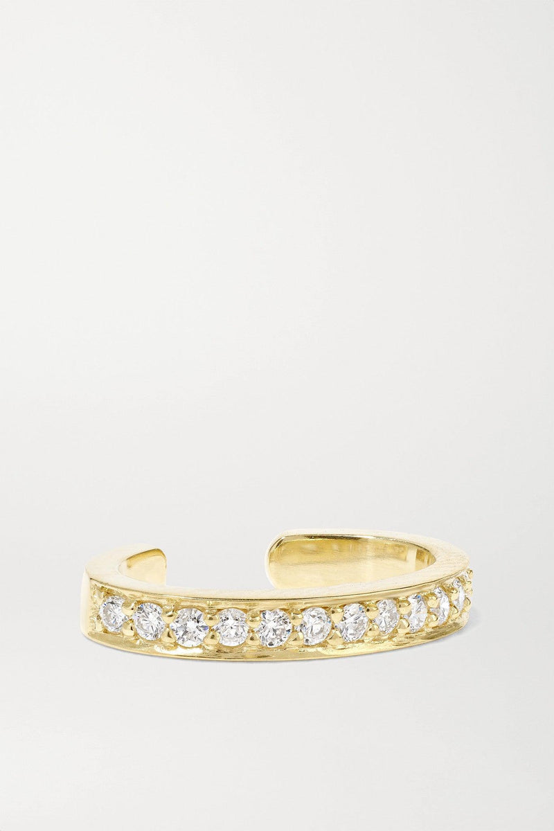 18-Karat Gold Diamond Ear Cuff