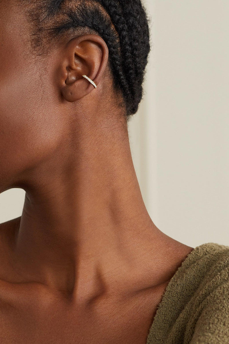 18-Karat Gold Diamond Ear Cuff
