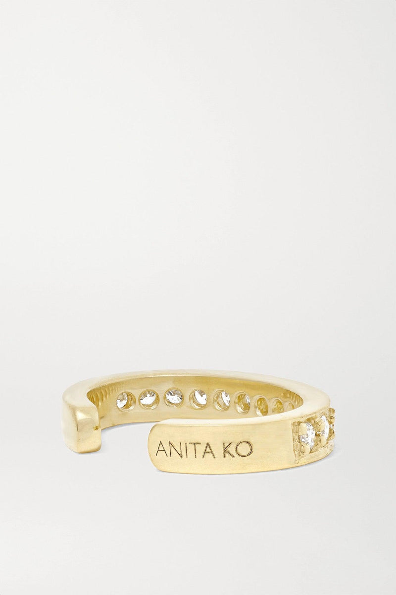 18-Karat Gold Diamond Ear Cuff