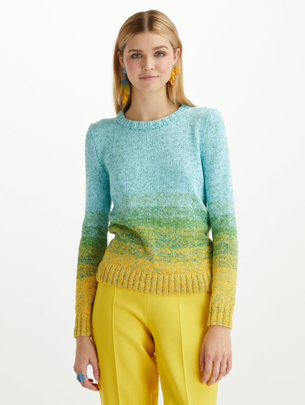 Long Sleeve Ombre Knit