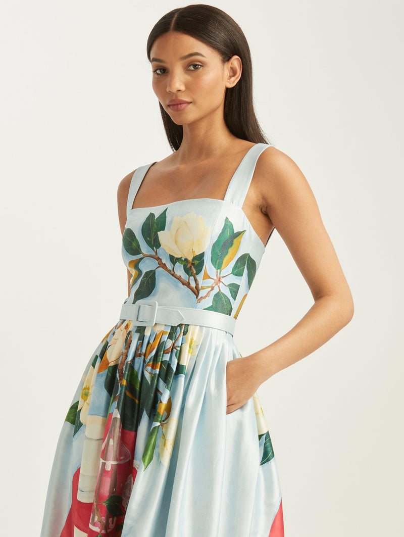 Painted Tablescapes Mikado Tank Dress