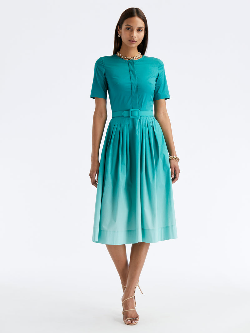 Ombre Poplin Dress