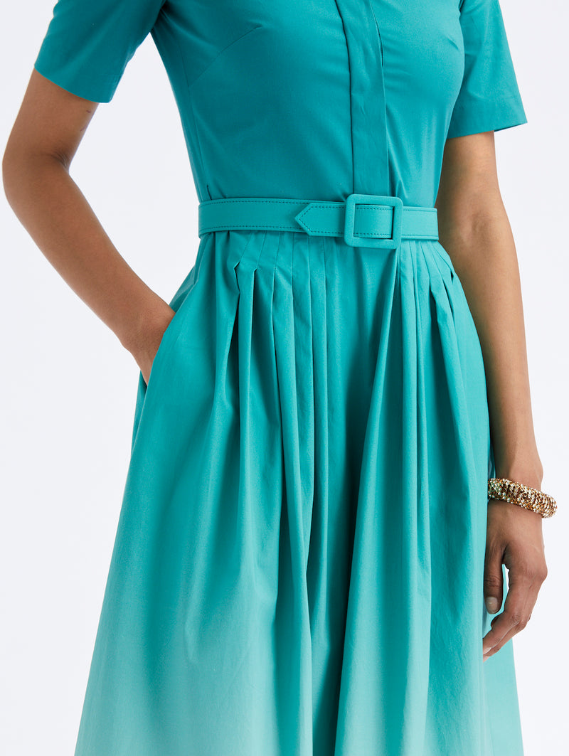 Ombre Poplin Dress