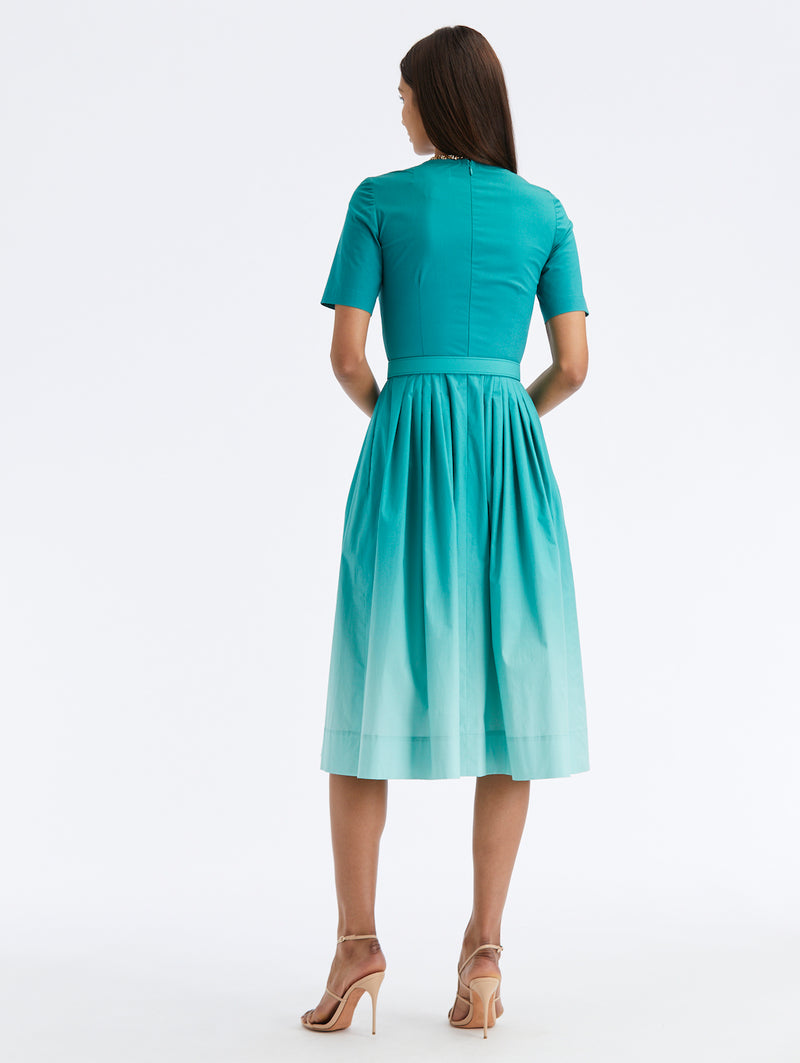 Ombre Poplin Dress