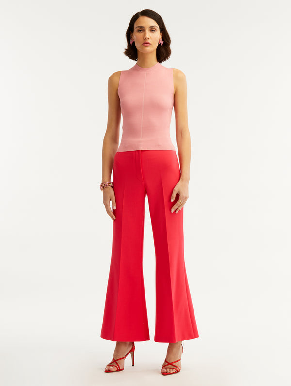 Ribbed Silk Blend Tank