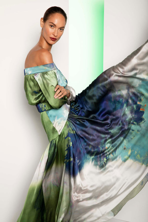 Chatillon Off-The-Shoulder Dress