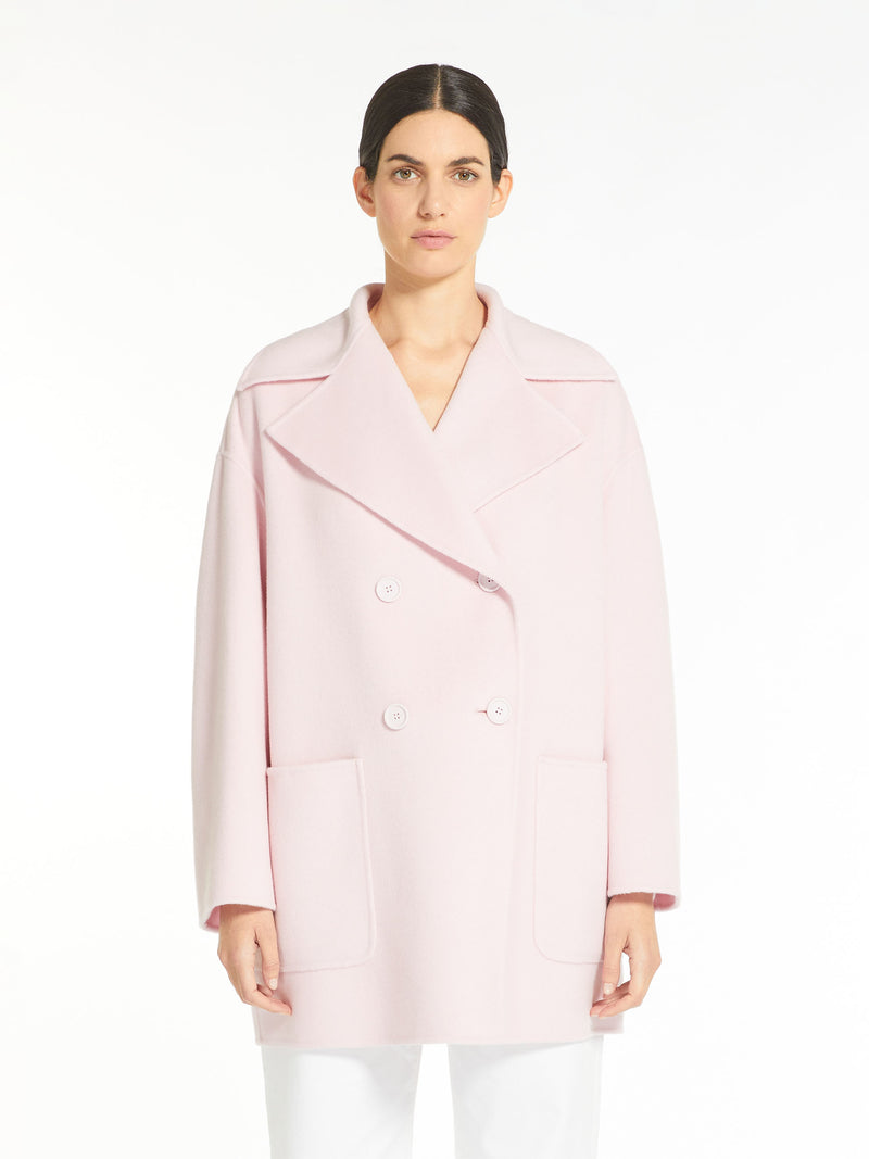 Wool and Cashmere Double Breasted Viborg Coat