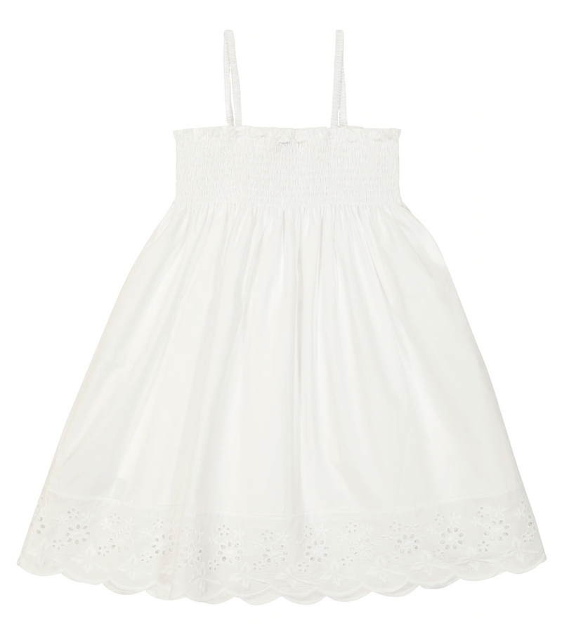 Poplin Sundress with Embroidery