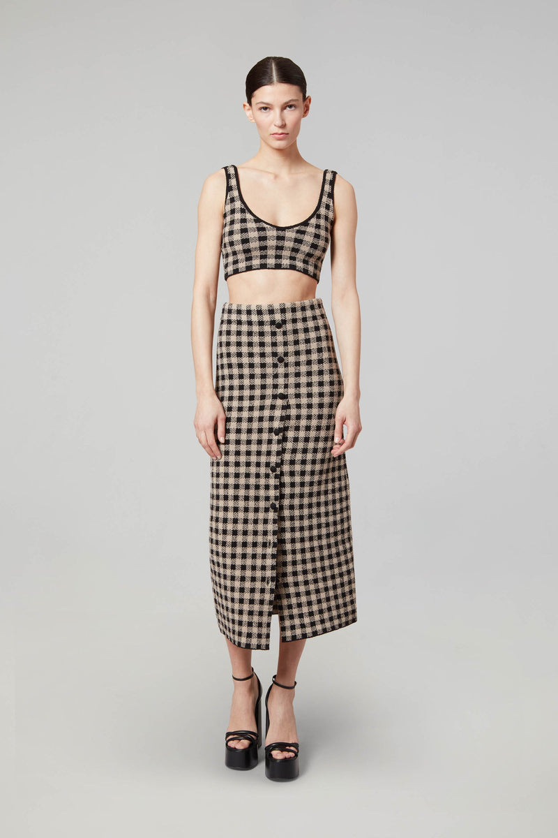 Jabal Gingham Skirt