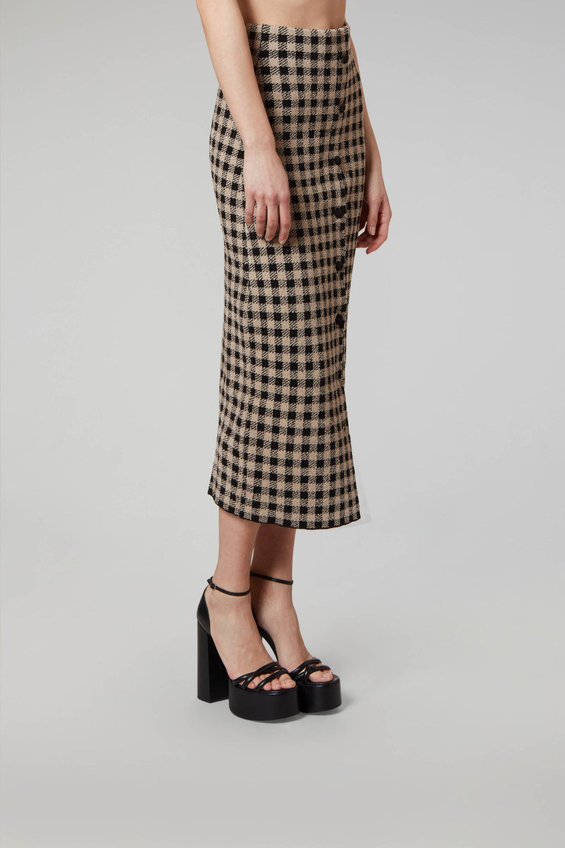 Jabal Gingham Skirt