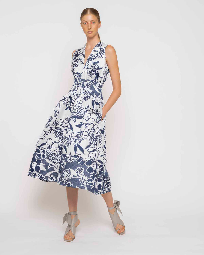 Nayla Jacquard Dress