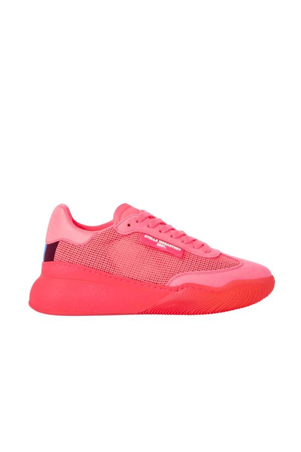 Loop Square Mesh Multi Fluo Pink Low Top