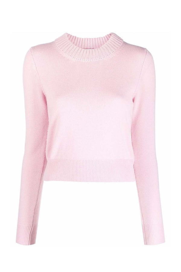 Crew-neck Cropped Knit