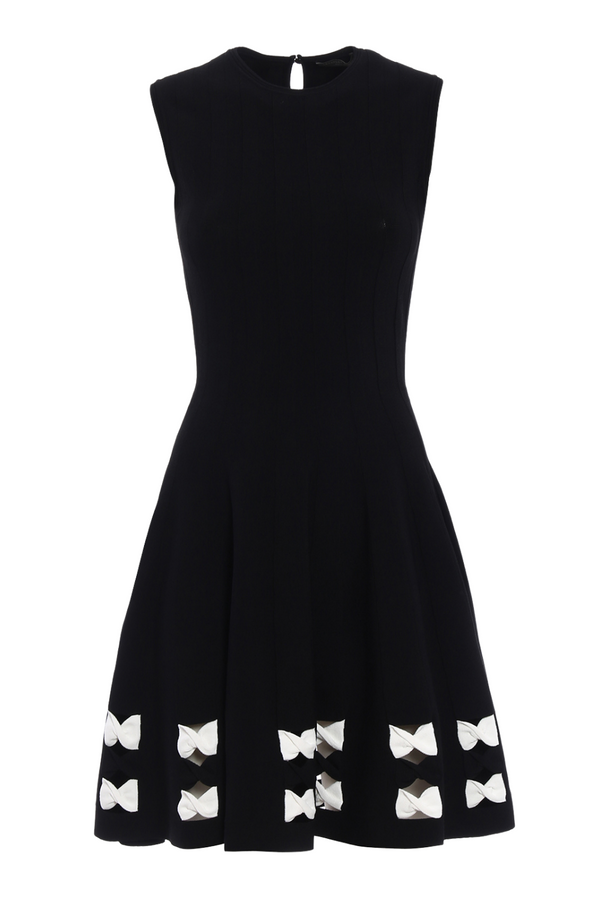 Bow Detail Knit Dress