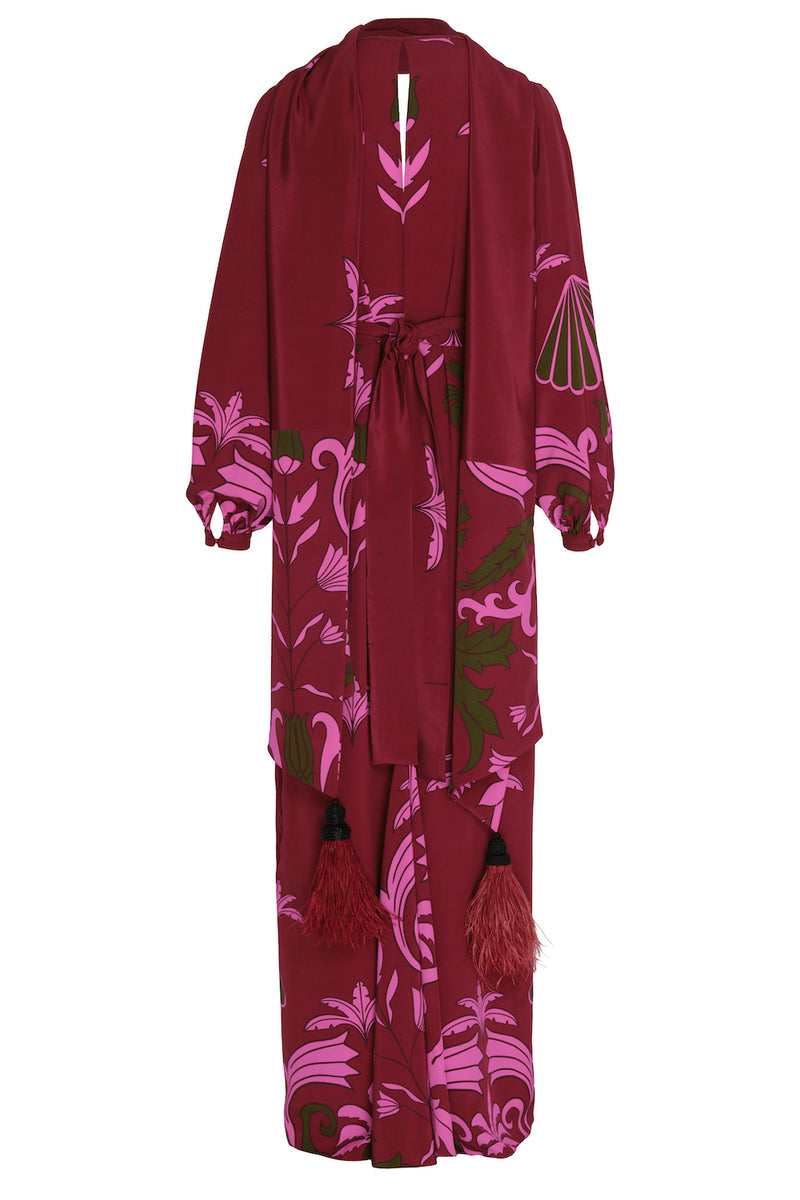 Galactic Feeling Silk Maxi Dress