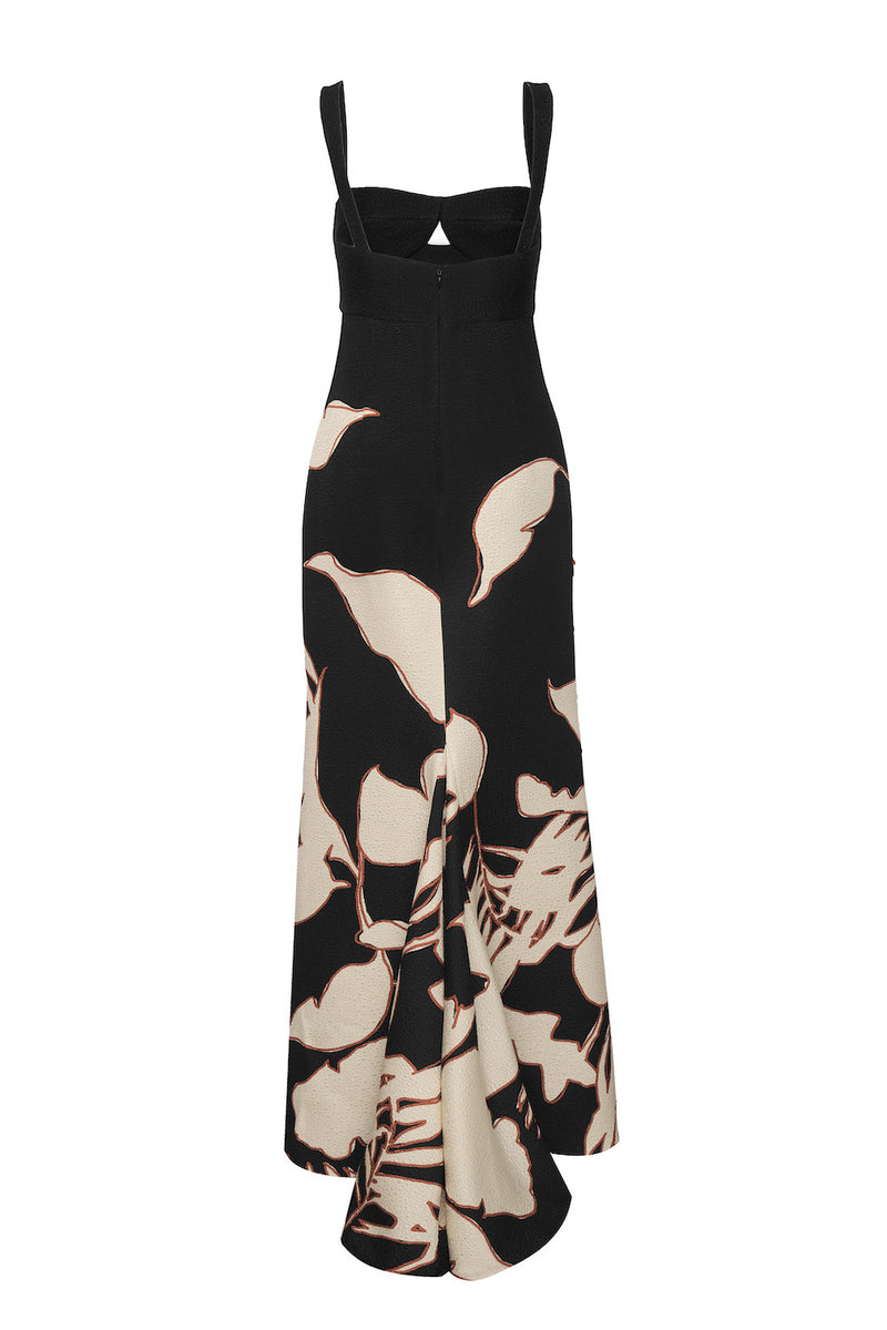 Nostalgia Costera Silk-Wool Dress