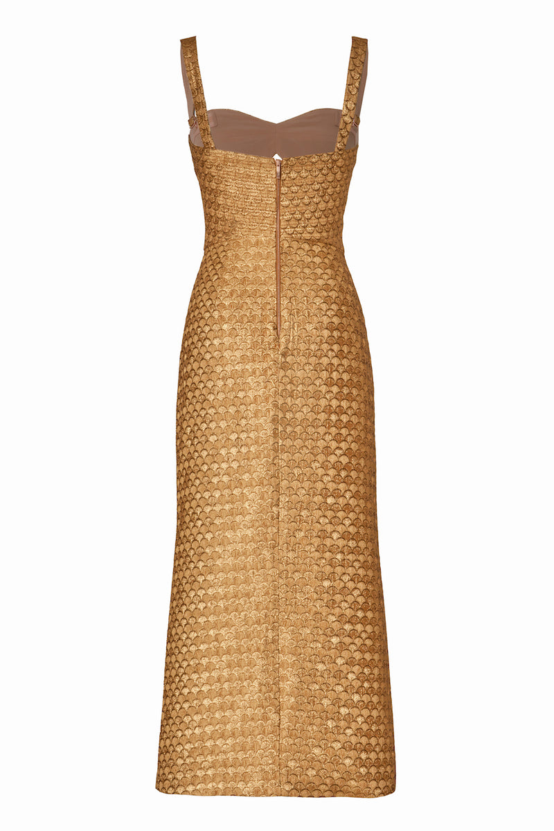 Ideal Universe Jacquard Maxi Dress