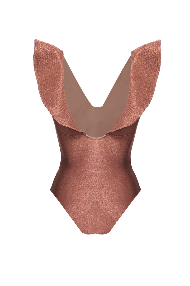 Golden Beaches Onepiece Swimsuit