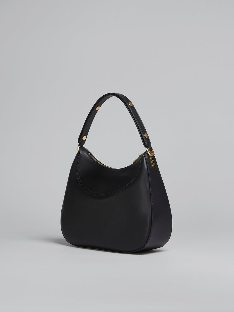 Large Milano Leather Hobo Bag