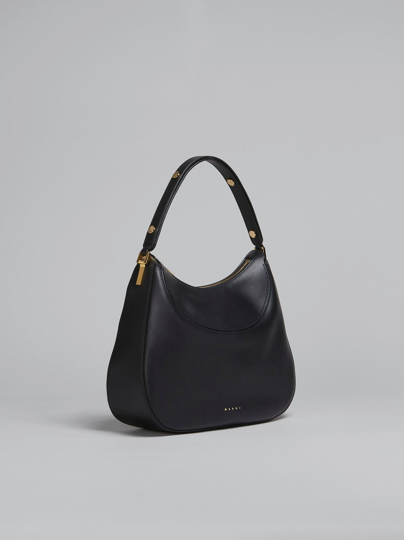 Large Milano Leather Hobo Bag