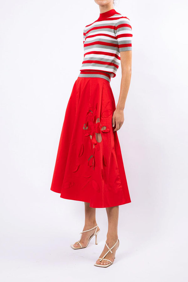 Scarlet Tea Length Skirt