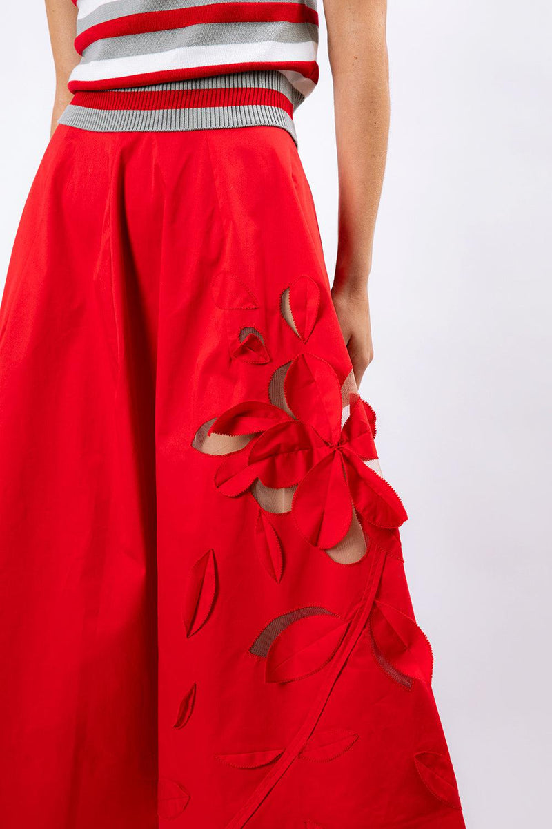 Scarlet Tea Length Skirt