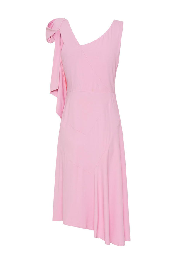 Gathered Shoulder Detail Dress