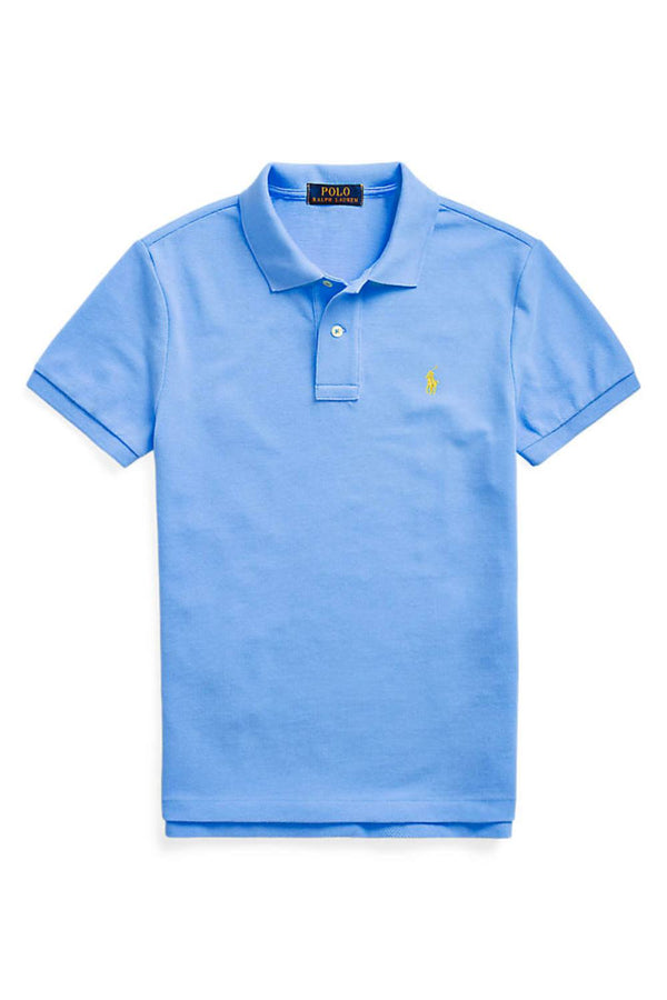 Boys Cotton Mesh Polo Tee