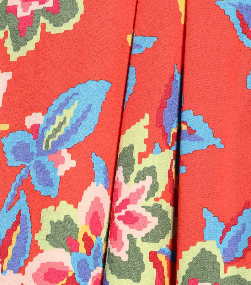 Floral Stretch-Cotton Sundress