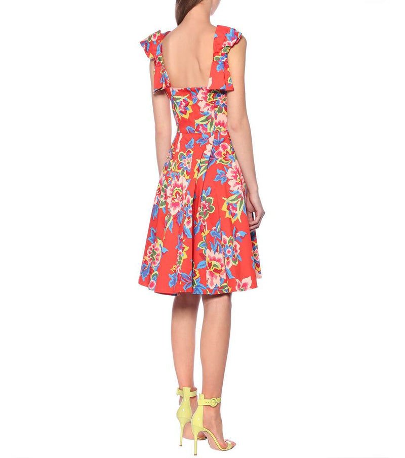 Floral Stretch-Cotton Sundress
