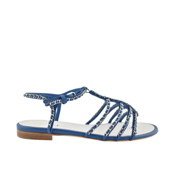 Chanel cheap chain sandals