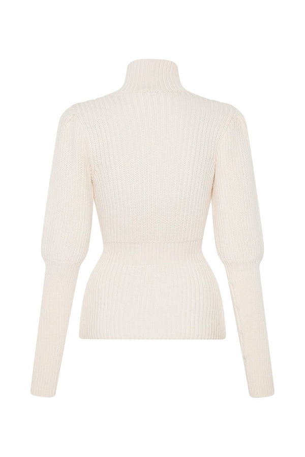 Rib Deatil Turtleneck