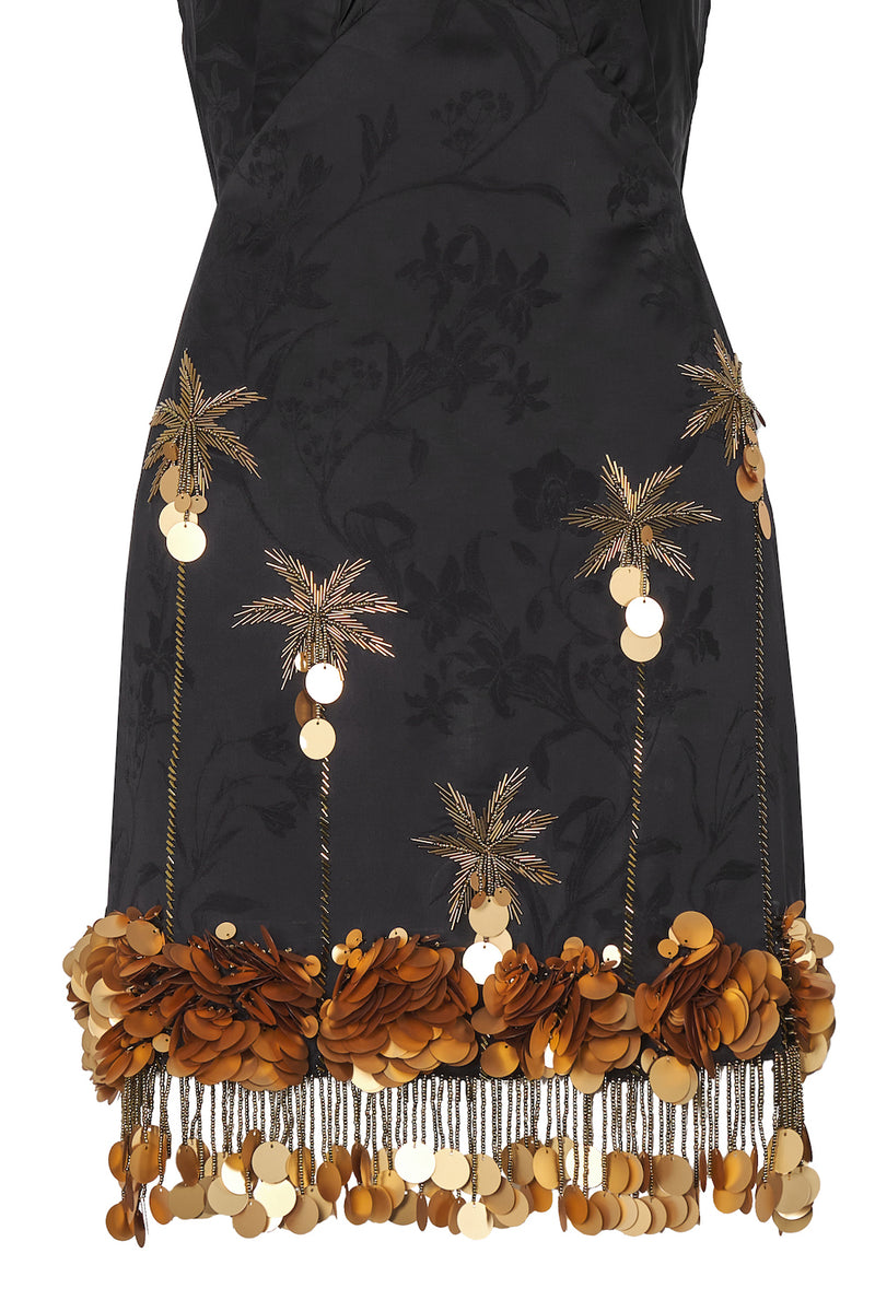 Destellos Mini Embroidered Dress