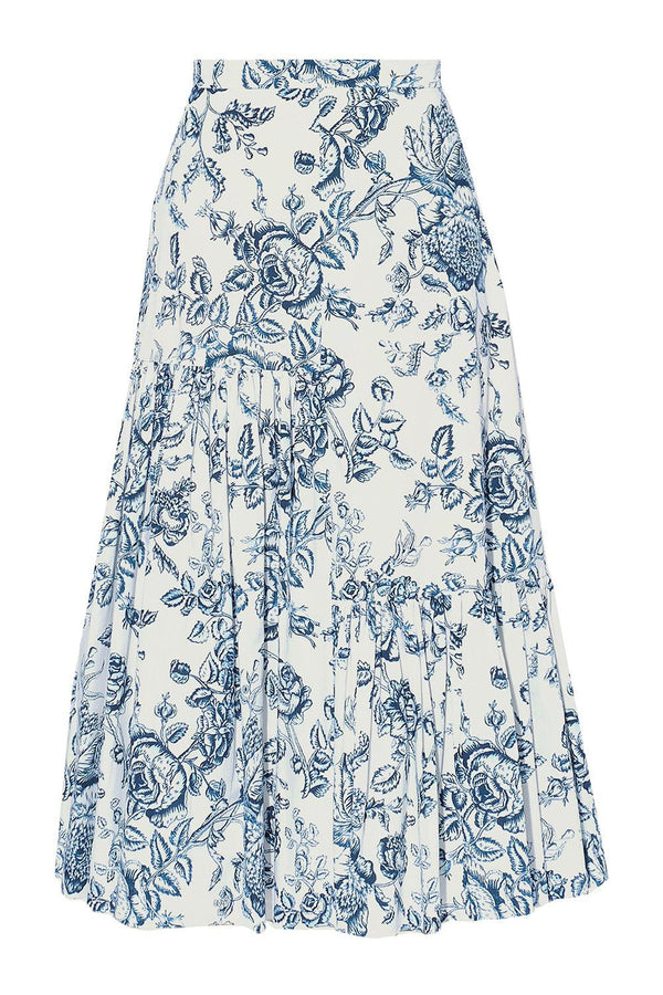 Toile De Jouy Poplin Gaura Skirt